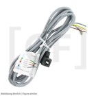 shielded connection cable 9 m Mini-DIN for Carel expansion valve, IP67
