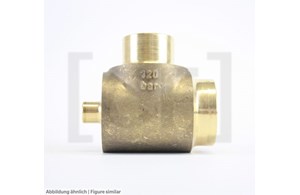 Refairco CO2 brass fittings T-piece 2 outlets reduced