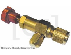 Refco Schrader valve straight-through opener