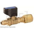ball valve Value CV01, 1/2"UNF (5/16") for charging hose 7/16"UNF (1/4")