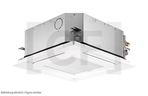 4-way ceiling cassettes without grill